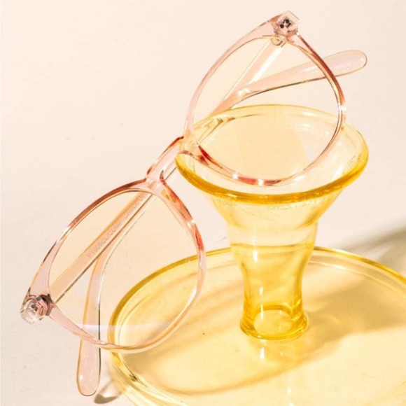 Ezra Pink Computer Blue Light Glasses - Picture 8 of 14